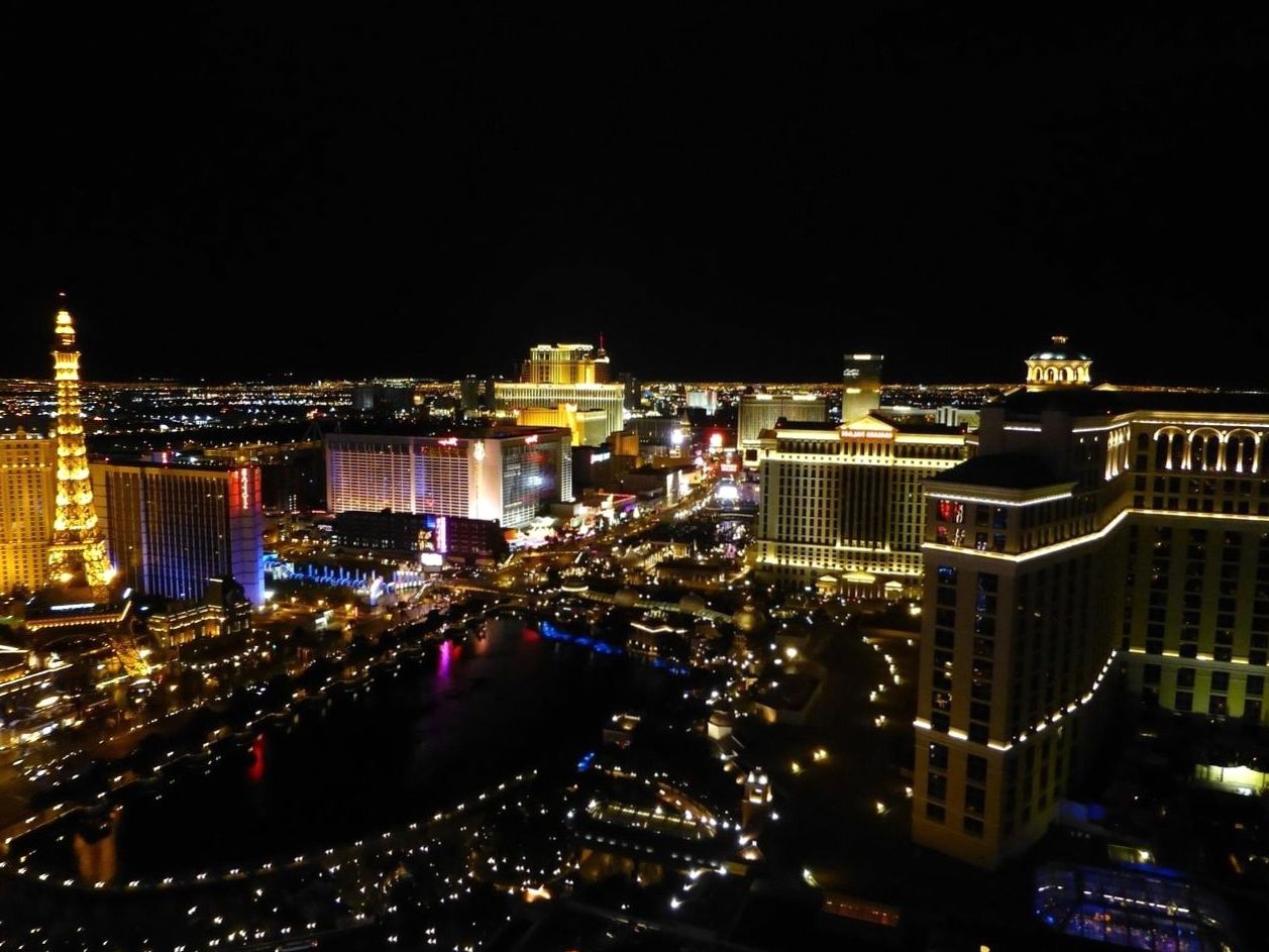 City lights at night — live entertainment energy